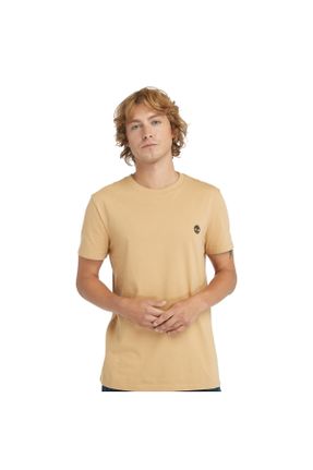 تی شرت زرد مردانه ریلکس کد 807810200