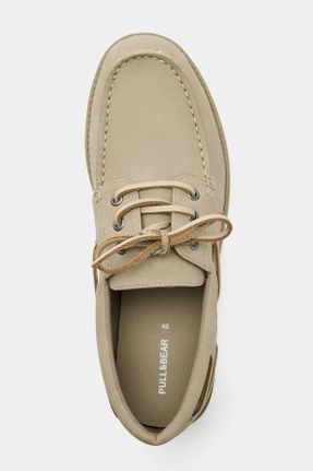 کفش لوفر نباتی مردانه پلی اورتان پاشنه کوتاه ( 4 - 1 cm ) کد 807799460