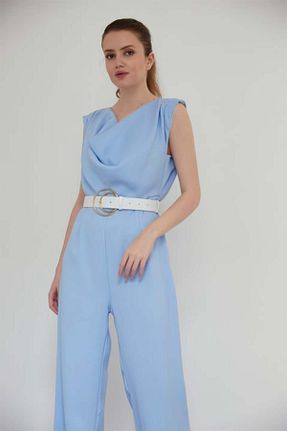 سرهمی آبی زنانه بدون آستین Atelier Aliz - کد 808120229