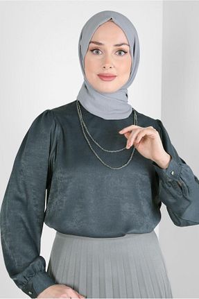 شال طوسی زنانه پلی استر Alvina - کد 791731058