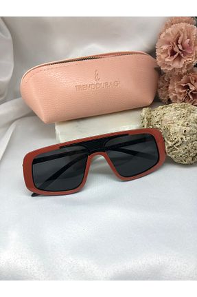 عینک آفتابی قرمز زنانه UV400 Di Caprio - کد 808676072