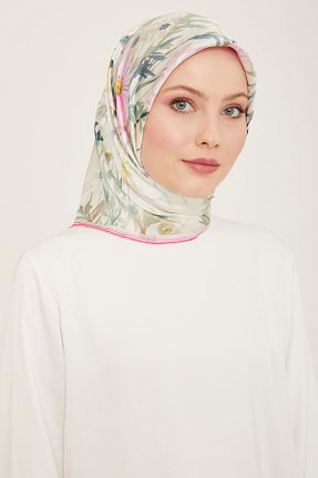 روسری سرمه ای کرپ ساتن ابریشم Armine - کد 808368099
