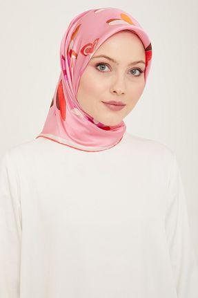 روسری مشکی کرپ ساتن ابریشم Armine - کد 808386968