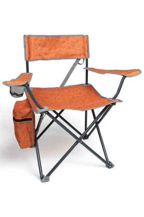 صندلی کمپ نارنجی فلزی کد 808401745