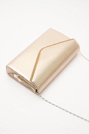 کفش مجلسی طلائی زنانه چرم مصنوعی DARUGA - کد 808529994