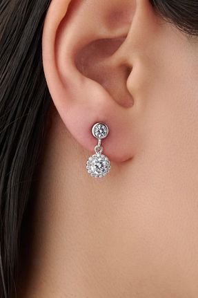 گوشواره نقره زنانه 925 عیار Tmt Silver - کد 107349005
