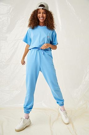 شلوار کرمگن آبی زنانه Comfort gothamvibes - کد 108919962