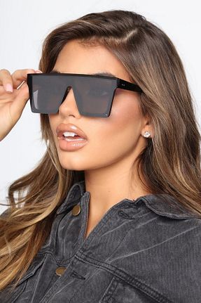 عینک آفتابی مشکی زنانه UV400 Makro Optik - کد 108988050