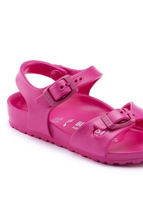 صندل صورتی بچه گانه پاشنه تخت Birkenstock - کد 37452274