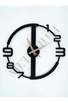 ساعت دیواری مشکی 45 x 45 Metalium Concept - کد 808082150