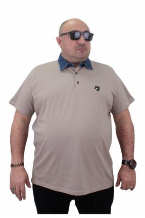 تی شرت قهوه ای مردانه سایز بزرگ کد 808128064