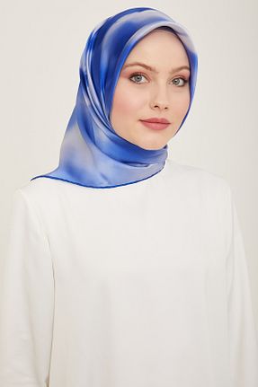 روسری سبز کرپ ساتن ابریشم Armine - کد 808143551