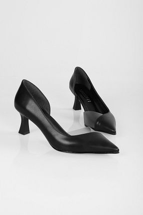 کفش استایلیتو مشکی پاشنه نازک Shoeberry - کد 807922615