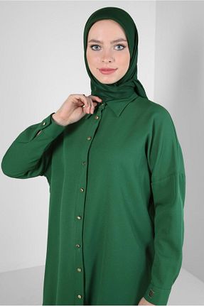 روسری سبز پلی استر Alvina - کد 792004921