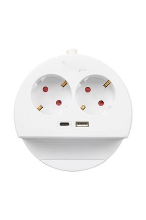 کابل افزودنی پریز گروهی سفید 2 nelerbulurum - کد 808210590