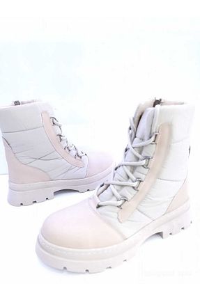 بوت / نیم بوت بژ زنانه پارچه ÇARIK - کد 808381850