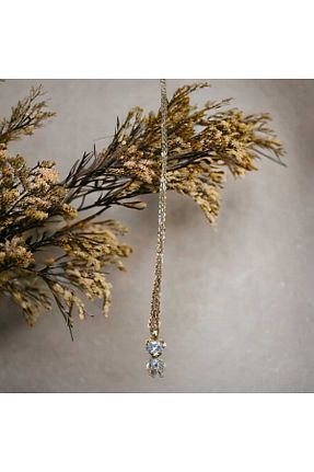 گردنبند استیل ( فولاد ) طلائی زنانه استیل (فولاد) Ander - کد 808384786