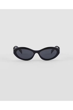 عینک آفتابی مشکی زنانه UV400 Prada - کد 778037169