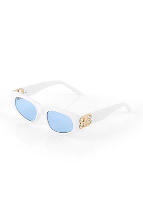 عینک آفتابی سفید زنانه UV400 CAPTAİN POLO - کد 808447827