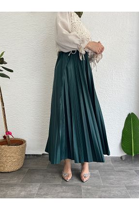 دامن سبز زنانه پارچه hepsi moda - کد 808497888
