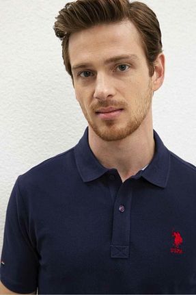 پولوشرت سرمه ای مردانه پنبه ای U.S. Polo Assn. - کد 37657853