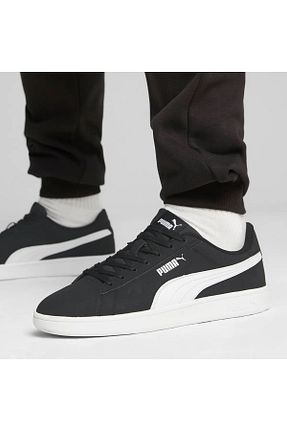 کفش اسنیکر مشکی مردانه چرم اصل Puma - کد 318212377