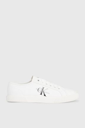 کفش اسنیکر سفید زنانه بند دار Calvin Klein - کد 682223740