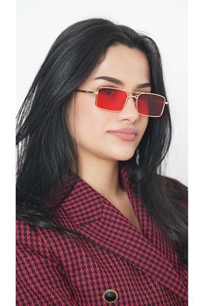 عینک آفتابی قرمز زنانه UV400 CAPTAİN POLO - کد 808343742
