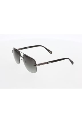 عینک آفتابی طوسی مردانه 60 UV400 فلزی کد 808345774