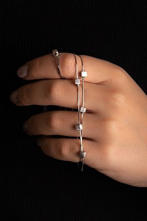 گردنبند نقره زنانه 925 عیار Hiç Gümüş - کد 79188064