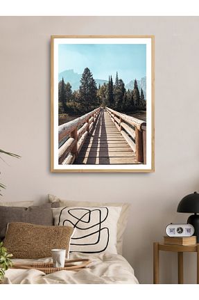 تابلو رنگی چوب Dekorsiahome - کد 808592719