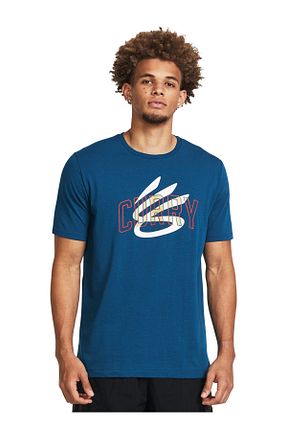 تیشرت اسپرت آبی مردانه گشاد Under Armour - کد 808275361