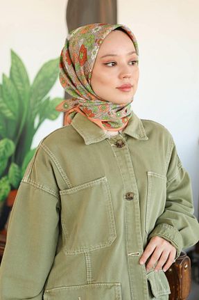 روسری صورتی پنبه ای Hint İpek - کد 800927670