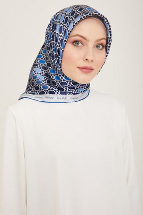 روسری سفید کرپ ساتن ابریشم Armine - کد 808387024