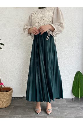 دامن سبز زنانه پارچه hepsi moda - کد 808497888