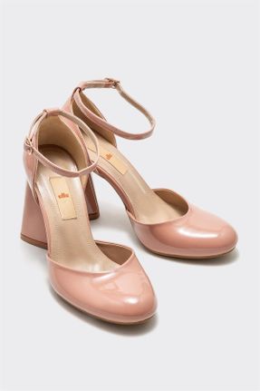 کفش پاشنه بلند کلاسیک صورتی زنانه پلی اورتان پاشنه ضخیم پاشنه متوسط ( 5 - 9 cm ) کد 808552169