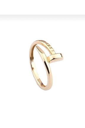 انگشتر استیل (فولاد) طلائی زنانه استیل (فولاد) Accessories - کد 808851809