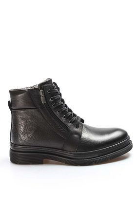 بوت / نیم بوت مشکی مردانه چرم خالص Laviovil - کد 809106555