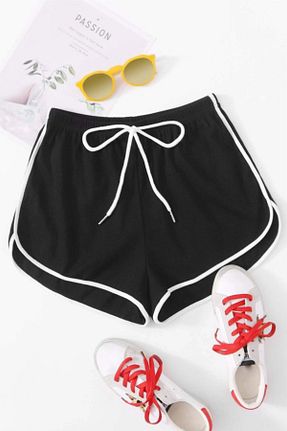شلوارک و برمودا مشکی زنانه Relaxed macklin - کد 809183704