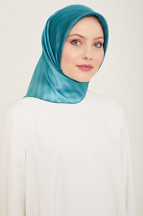 روسری سفید کرپ ساتن ابریشم Armine - کد 809360907
