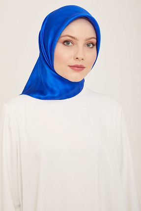 روسری نارنجی کرپ ساتن ابریشم Armine - کد 809360812