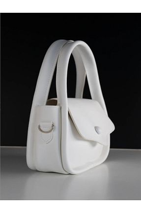 کیف دوشی سفید زنانه چرم مصنوعی Judour Bags - کد 809390289