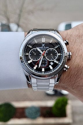 ساعت مچی متالیک مردانه 45 میلی متر Daniel Klein - کد 809475431