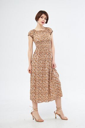 لباس بژ زنانه بافتنی TrendMilano - کد 809483851