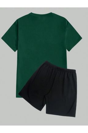 تی شرت سبز مردانه اورسایز تکی کد 808979063