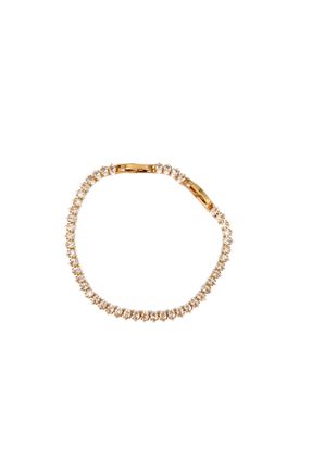 دستبند استیل طلائی زنانه فولاد ( استیل ) کد 791539870