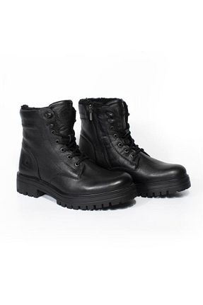 بوت / نیم بوت مشکی مردانه چرم خالص Lumberjack - کد 304228742