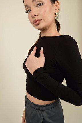 بادی مشکی زنانه پنبه ای DANZY - کد 809082651