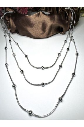گردنبند استیل زنانه فولاد ( استیل ) کد 809280941