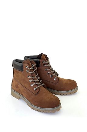 بوت قهوه ای مردانه Gore-Tex پاشنه ساده پاشنه کوتاه ( 4 - 1 cm ) چرم طبیعی کد 739296637